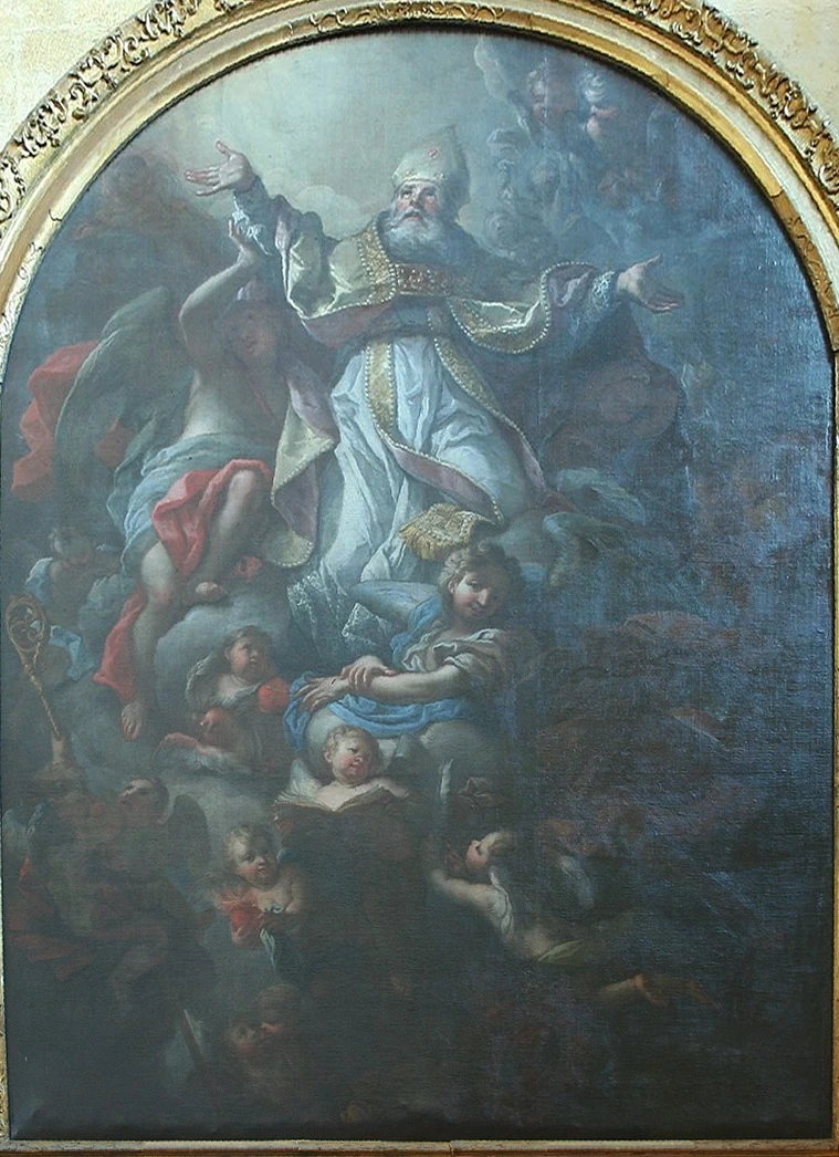 Apoteosi di Sant'Agostino - Chiesa di San Giovanni di Malta ad Aix, en, Provence
